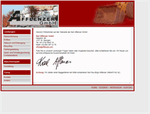 Tablet Screenshot of afflenzer.com